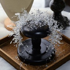 Crystal Liquid Flower Hair Hoop Headpiece Styling Hair Accessories