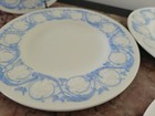 6 ~ Bread & Butter plates Wedgwood Patrician Kingston Blue & White 6 1/2” EUC* — photo 5