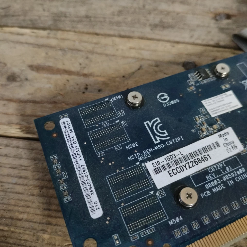 Scheda video ASUS Nvidia GeForce 210-1gd3-L GT210 GPU 1GB DDR3 Video VGA HDMI ✅ - Immagine 4 di 4