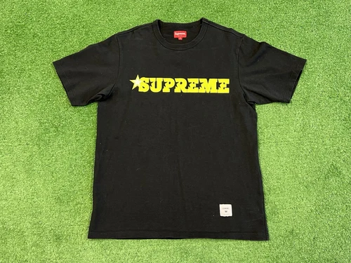 T shirt manches courtes logo Supreme Star taille M noir SS20 occasion authentique