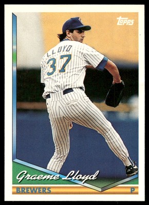 Graeme Lloyd 1994 Topps Gold RC Baseball Excellent