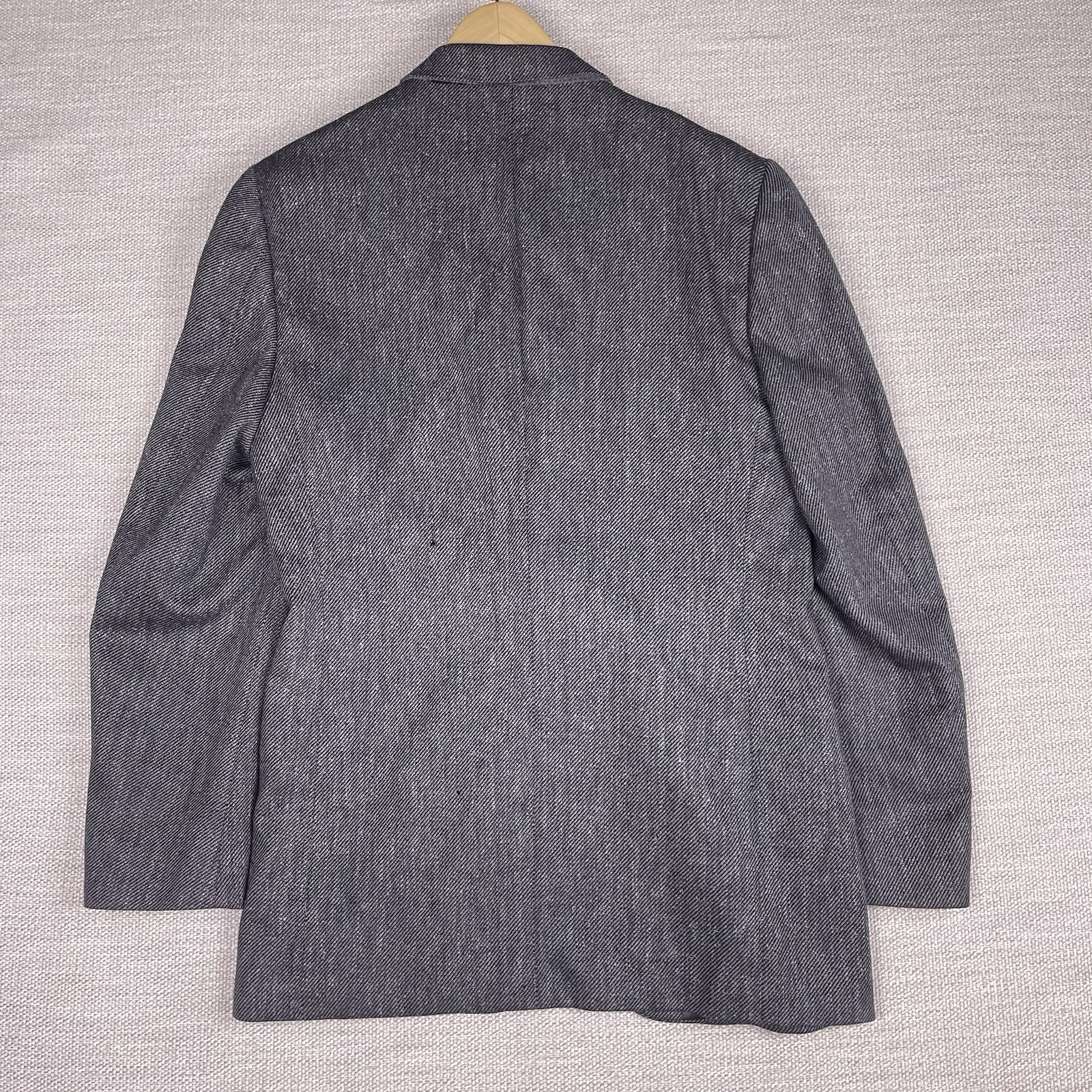 Cappotto sportivo blazer Yves Saint Laurent YSL anni 80 (40R) uomo 2 bottoni senza sfiato in ottime condizioni