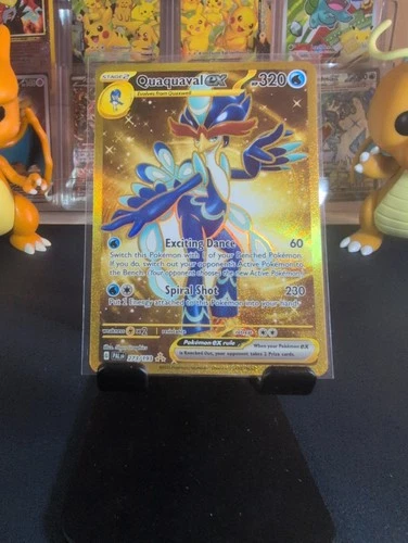 Gold Quaquaval Ex 273/193 Paldea Evolved Holo NM/LP.