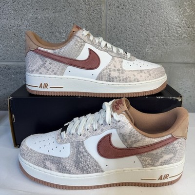 Nike Air Force 1 Low HF2898-100 Men's SIZE  9.5 Summit White/Canyon Rust-Sail