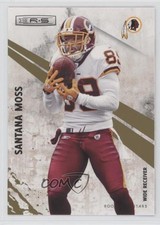 2010 Panini Rookies & Stars Gold Santana Moss #150 z6b