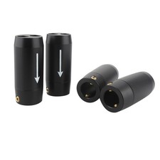 4Pcs new Aluminium HiFi Speaker Pants Y Splitter for RCA Bi-Wire Cable Cord DIY