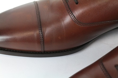 Chaussures Oxford Pour Hommes SUITSUPPLY EU44,5/UK10,5 À Lacets En Cuir Marron - Picture 13 of 17