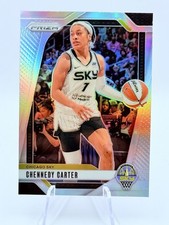 2024 PANINI WNBA PRIZM CHENNEDY CARTER SILVER PRIZM INSERT CARD # 66 CHICAGO SKY