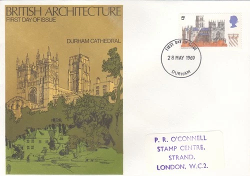 Cathedrals GB Trident FDC Durham (a) 1969 (143989)