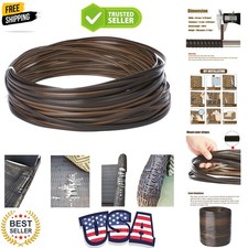 240 Ft Wicker Repair Kit, Plastic Wicker Repair Supplies, Gradient Dark Brown...