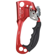 Right Hand Ascender Aluminum Magnesium Alloy Rock Climbing Handheld Ascender Red
