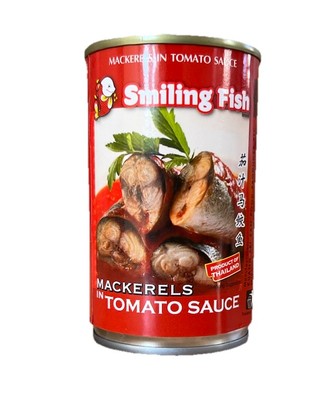 Smiling Fish Makrelen in Tomatensauce Fisch in Tomato sauce  155g ปุมปุ้ย Thai
