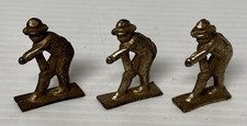 Vintage Grey Iron company, cast iron soldiers, lead, group of 3