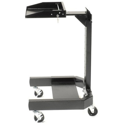 Global Industrial Mobile Laptop Cart Black 24''W x 24-1/2''D x 41''H