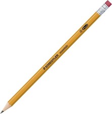 Staedtler Essentials Pre-Sharpened HB 2 Yellow Wood Graphite Pencils 12 pcs.