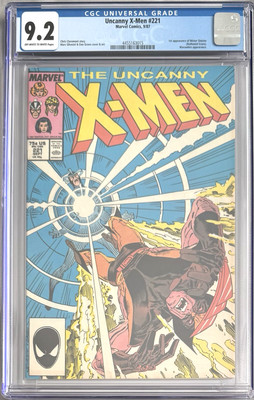 UNCANNY X-MEN #221 CGC 9.2 1st App Mister Sinister
