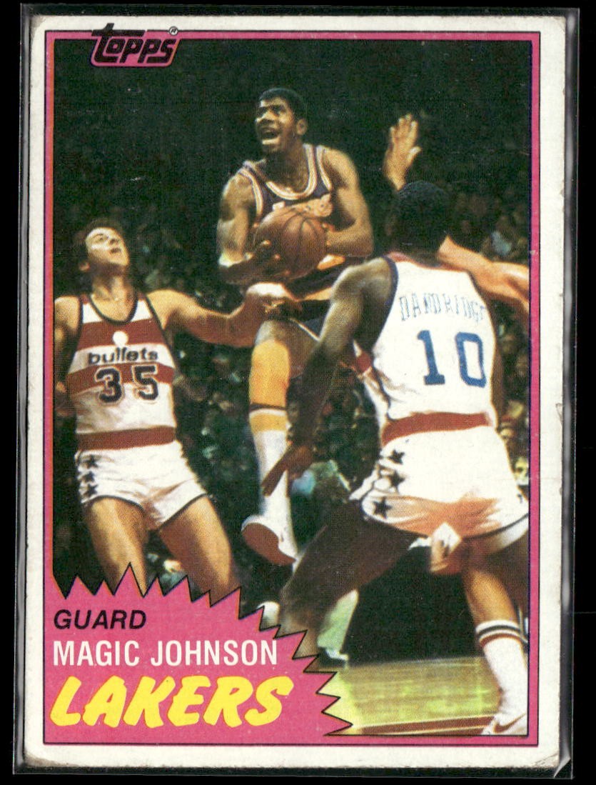 1981-82 Topps #21 Magic Johnson 1Z