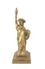 Restoration Hardware Statue of Liberty Small Statue Brass 5"