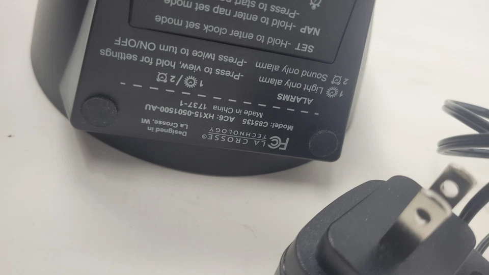 La Crosse Technology Mood Light & Nature Sound Digital Alarm Clock C85135 - Image 3 of 3