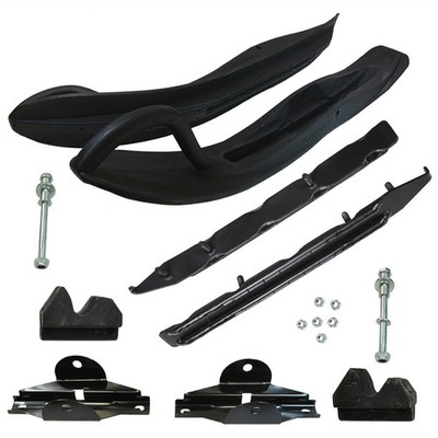 Exo-S Touring Skis, Mount Kit & 6'' Dual Carbides for Yamaha Many 2007-2017