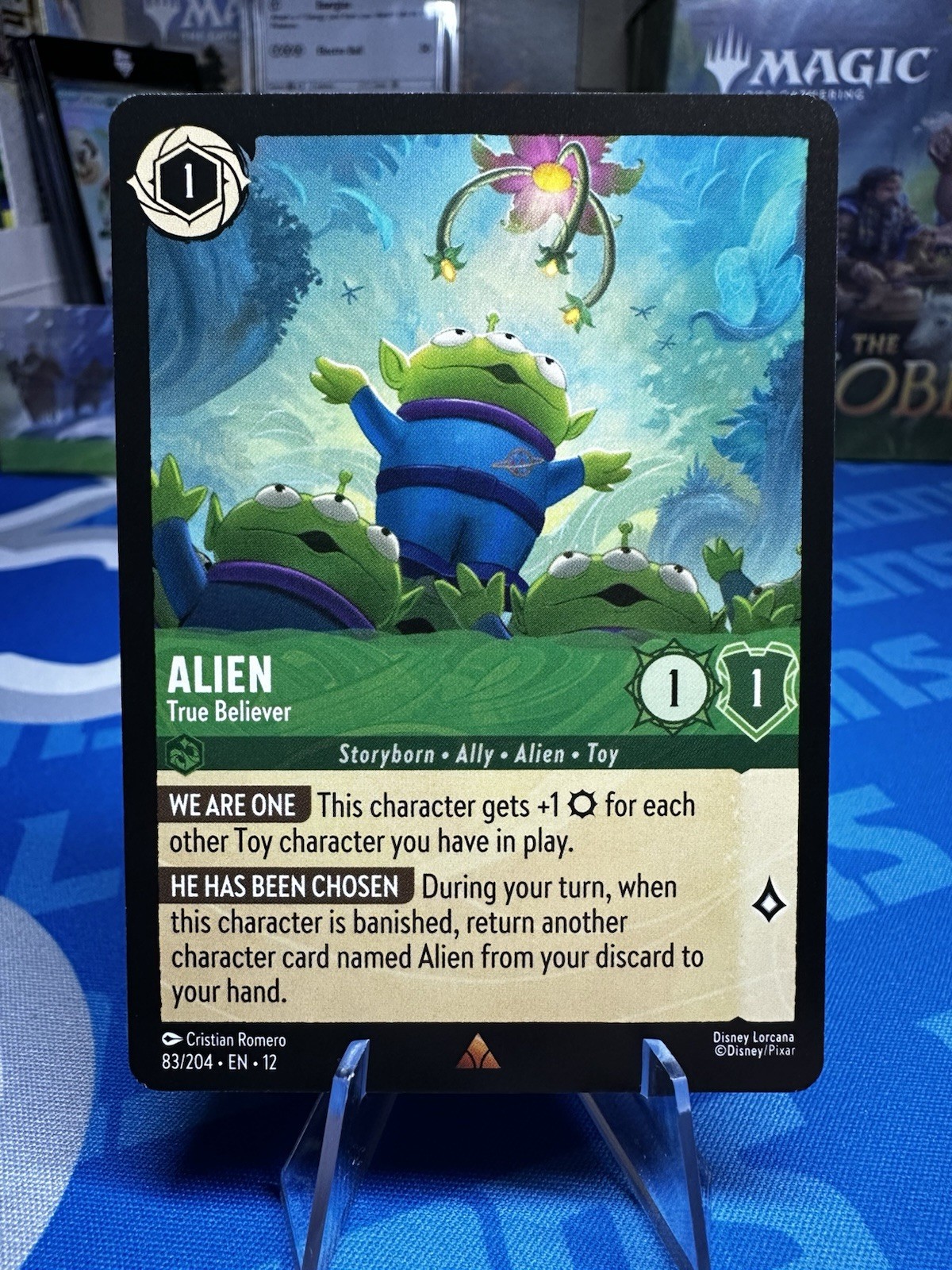 Lorcana Wilds Unknown Alien - True Believer 83/204 Rare