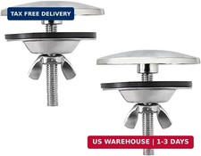 2 Piece 2 Inch Kitchen Sink Hole Cover, Kitchen Stainless Steel Faucet Hole Cove