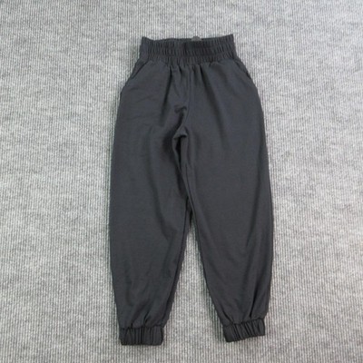 Balera Pants Girls Kids MC 10/12 Black Jogger Pull On Elastic Waist 23x23*