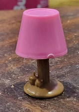 Calico Critters lamp ACORNS cottage pink shade mini EUC!! accessory