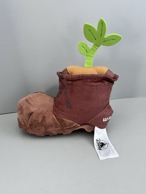 Disney Pixar Wall-E Brown Boot with Green Plant 7'' Stuffed Plush Animation Doll