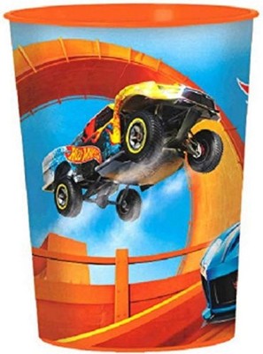 Hot Wheels Wild Racer Race Car Kids Birthday Party Favor 16 oz. Plastic Cup