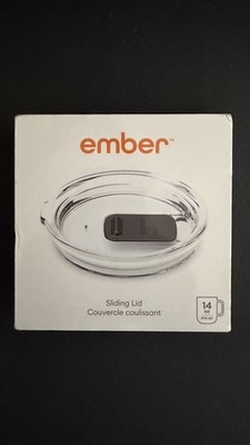 Ember Sliding Lid, Splash-Proof Ember Mug Lid for First & Second Gen 14oz 414ml