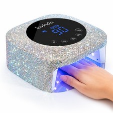 Lampara Para Unas 54W Recargable Con Pantalla Digital Y Sensor Para Salon