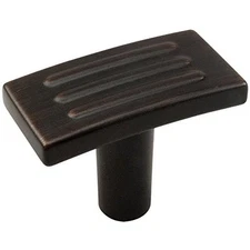 Cosmas Cabinet Hardware Oil Rubbed Bronze T Bar Knob 9604ORB 