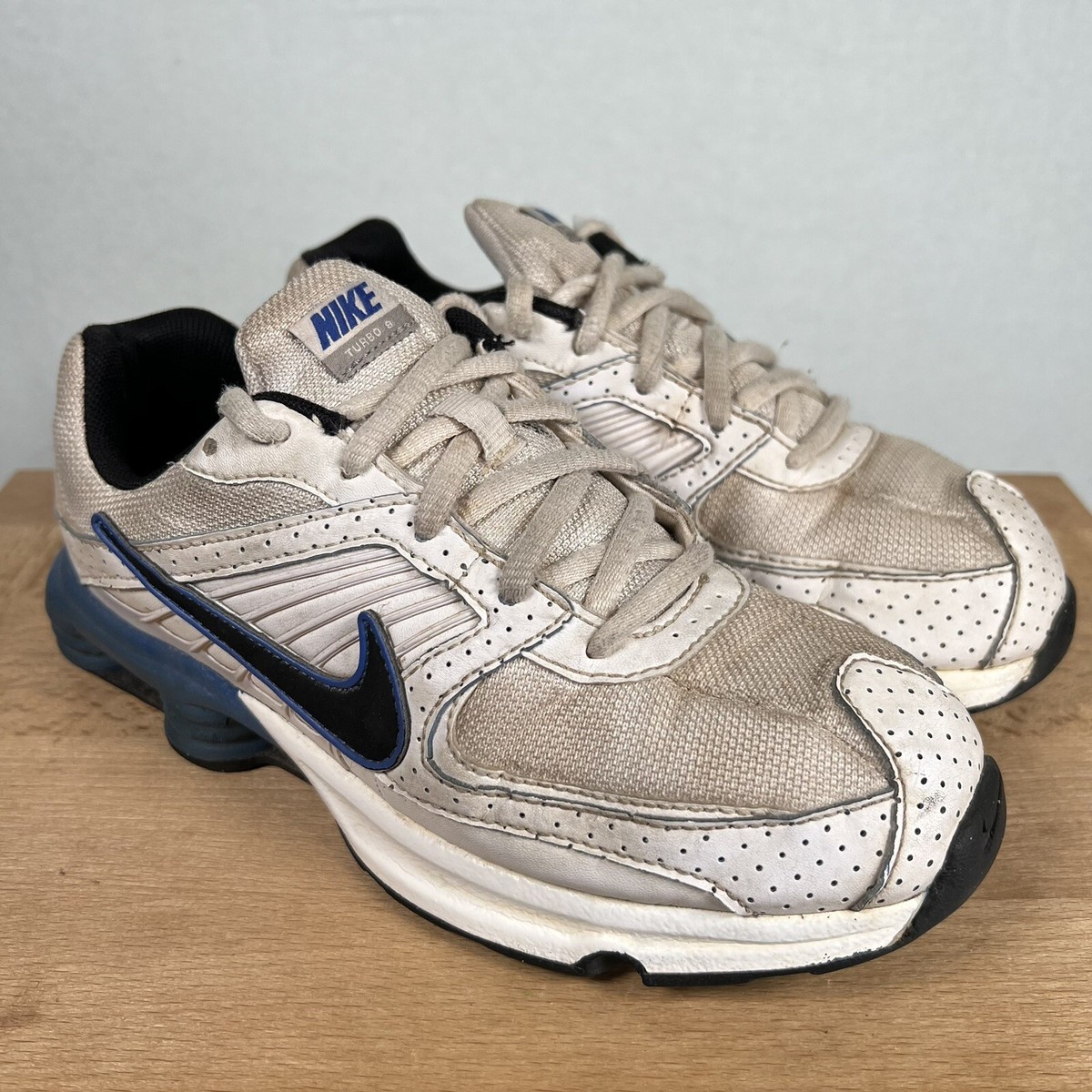 Nike Shox Turbo 8 Running Shoes Boys Youth 2.5 Sneaker 344933-103