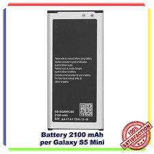 BATTERIA PER SAMSUNG EB-BG800 GALAXY S5 Mini G800F SOST. ORIGINALE