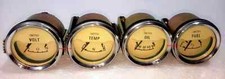 Smiths Etg Cream Face Bezel 52 Mm Temp Oil Fuel Volt Gauge Smiths Etg Cream Face Bezel 52 Mm Temp Oil Fuel Volt Gauge