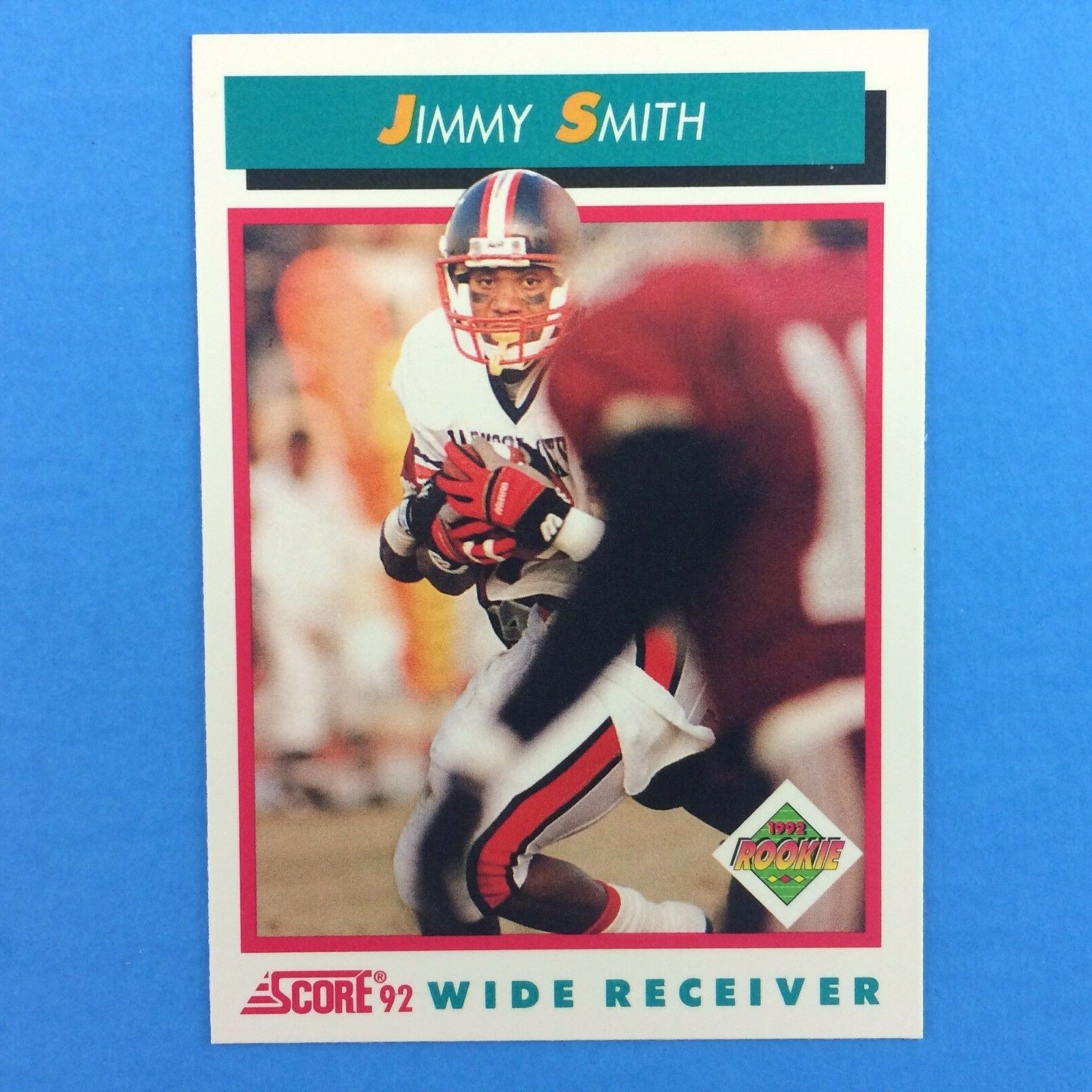 Jimmy Smith 1992 Score Rookie Card #488 NFL Dallas Cowboys JAX Jaguars