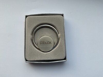 SHELL HELIX MOTOR OILS Silver Metal Key Ring