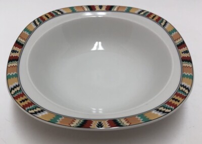 Mikasa Tamarack Fine China L 5807 Soup Cereal Bowl 8.5  Southwestern Pattern