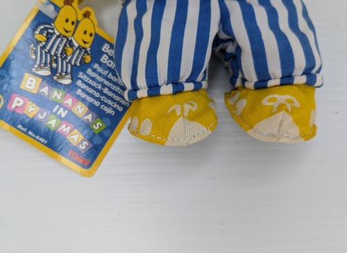Bananas in Pyjamas B2 Plush Vintage 1997 Toy Tomy Bean Bag ABC Kids - Picture 4 of 13