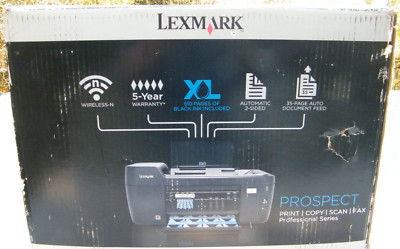 Lexmark Prospect PRO205 Wireless Print Copy Scan Fax Color Printer NIOB
