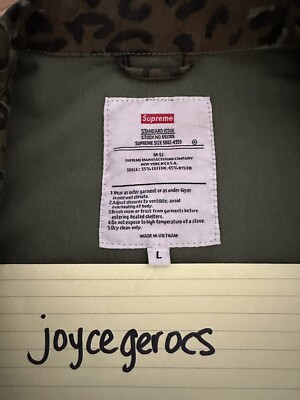 Supreme leopard M-51 Jacket Brand New Size Large Original Supreme leopard M-51 Jacket Brand New Size Large Original