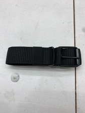 Mens Black Nylon Belt One Size