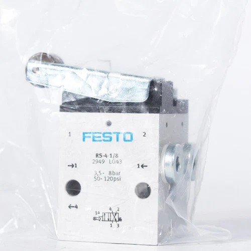 New RS-4-1/8 FESTO 2949 Roller Lever Valve RS-4-1/8Fast Shipping - Picture 3 of 15