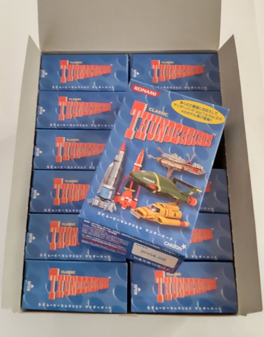 Thunderbirds 12 models set Konami SF Movie Selection Sealed Thunderbirds 12 models set Konami SF Movie Selection Sealed