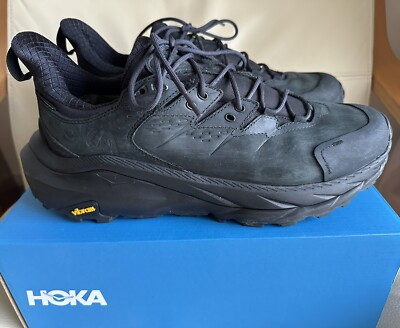 HOKA One One Men\'s Kaha 2 GORE-TEX Hiking Shoes - Black Size 10D MEN main image 4