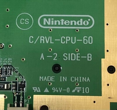 PARTS ONLY OEM Nintendo Wii Gamecube MOTHERBOARD C/RVL-CPU-60 RVL