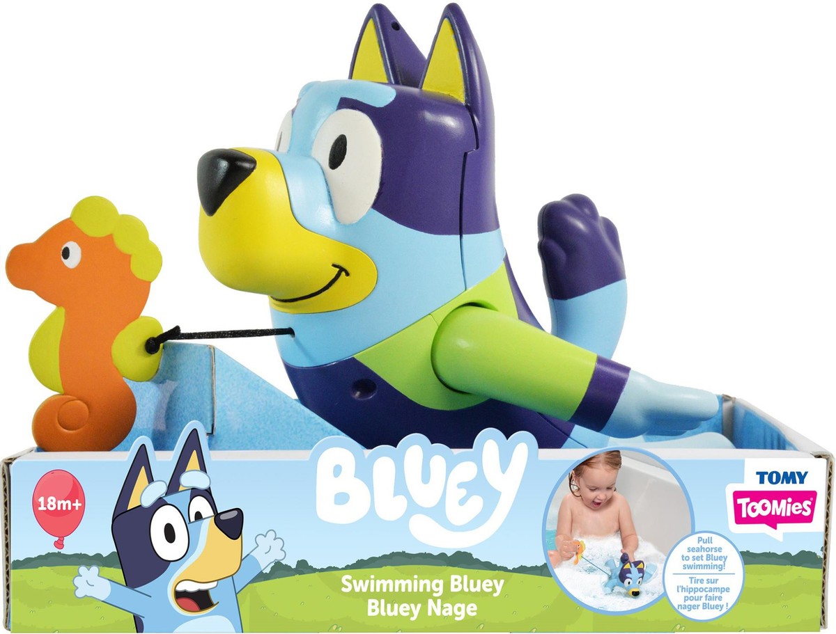 NEW Swimming Bluey Bath Toy from Mr Toys Australia