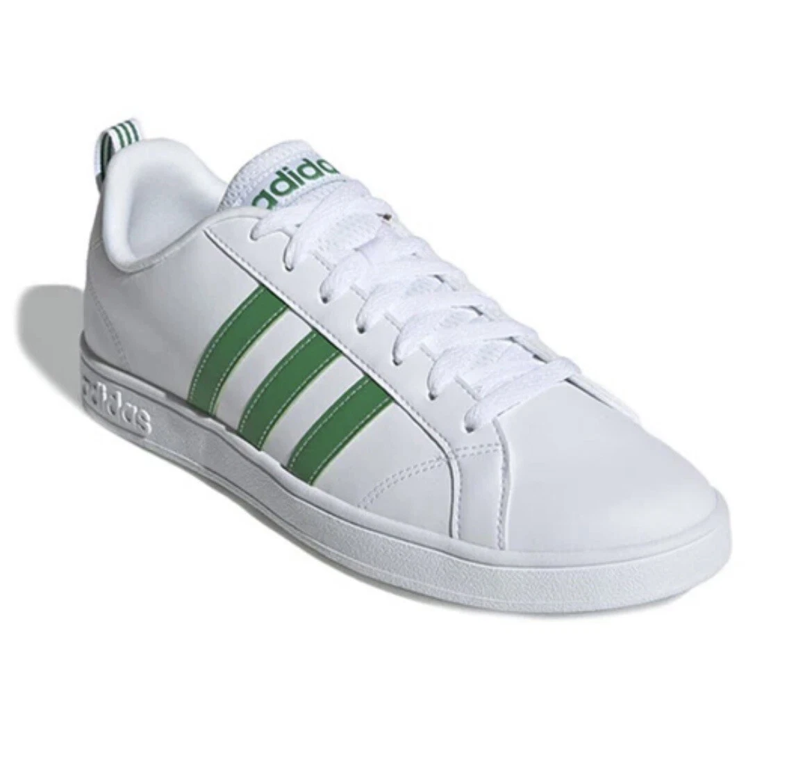 Taglia 9 uomo donna 10 5 adidas VS Advantage bianco nuovo mai indossato