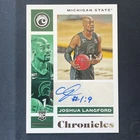 2021 Draft Picks Joshua Langford CR-JLA Chronicles AUTO Rookie RC Michigan State